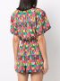 Valentino Garavani Playsuit met print Groen - Thumbnail 4