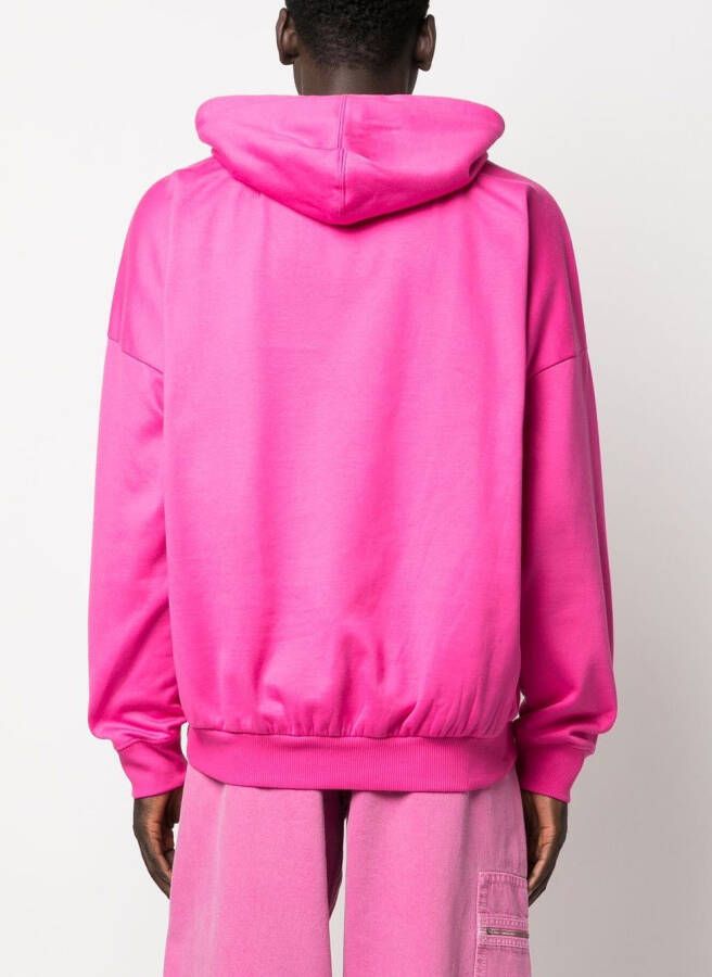 Valentino Garavani Geplooide hoodie Roze