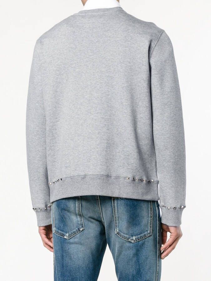 Valentino Garavani Rockstru sweater Grijs