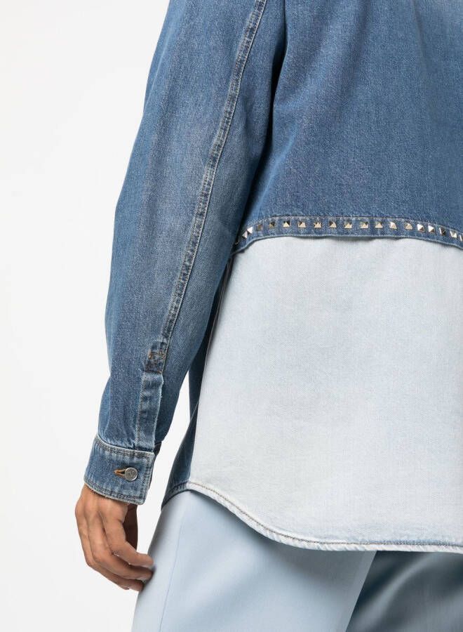 Valentino Garavani Denim overhemd Blauw