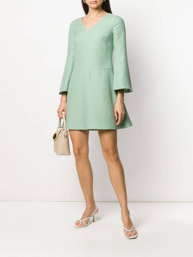 Valentino Garavani Shiftjurk met V-hals Groen
