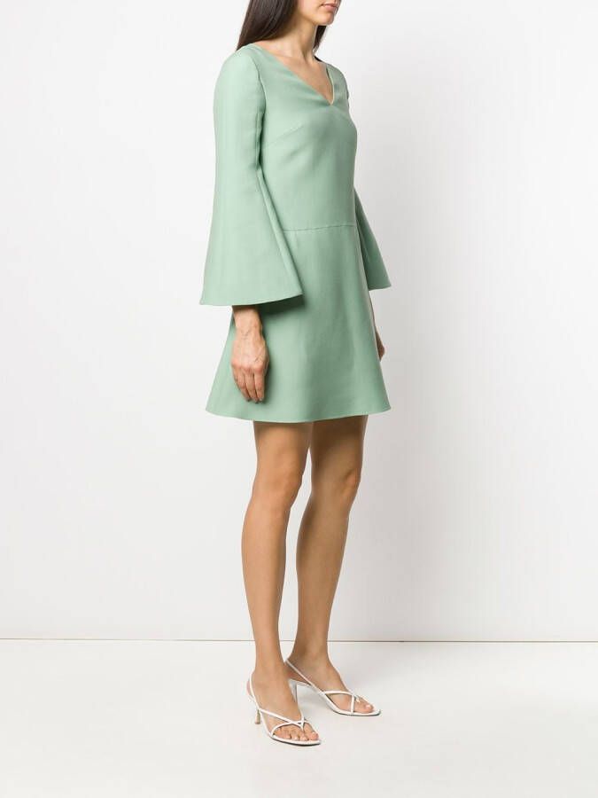 Valentino Garavani Shiftjurk met V-hals Groen