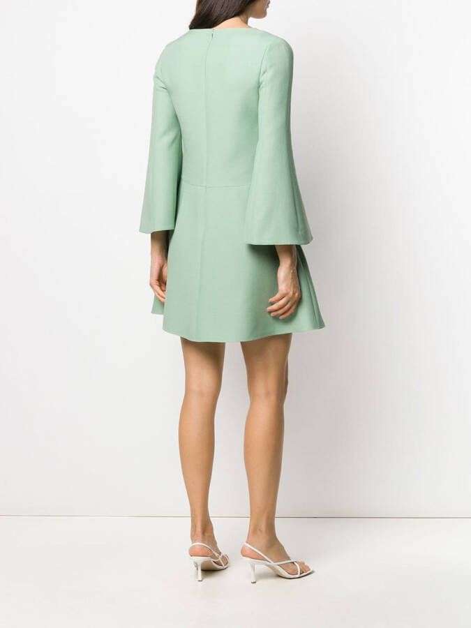 Valentino Garavani Shiftjurk met V-hals Groen