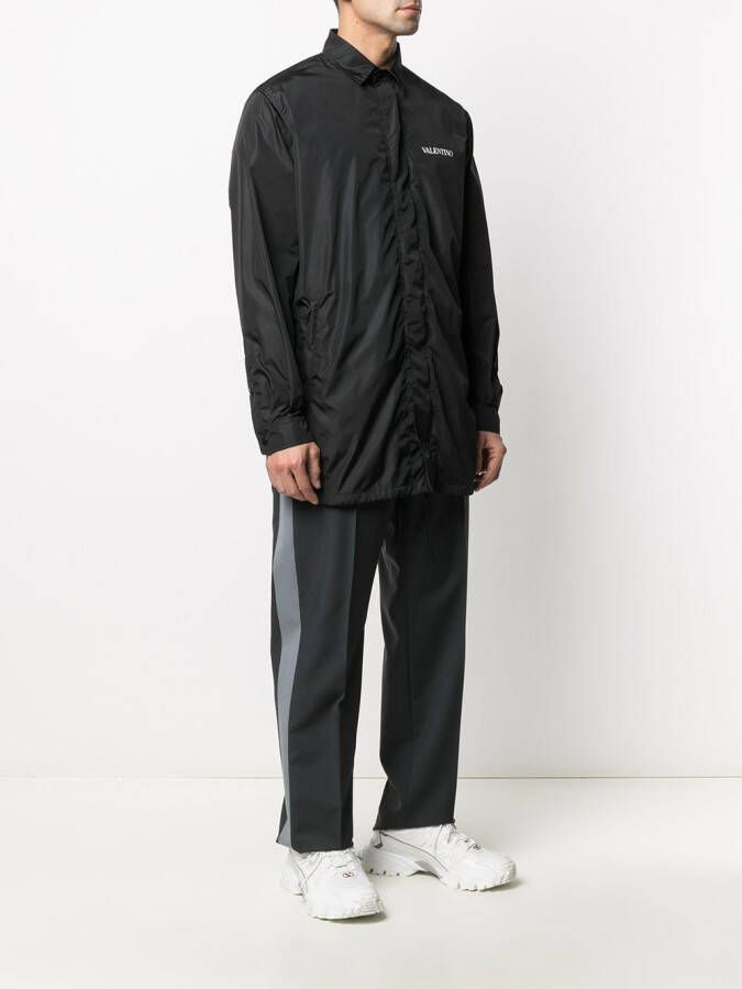 Valentino Garavani Shirtjack met logoprint Zwart
