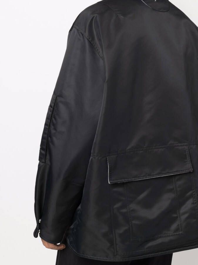 Valentino Garavani Shirtjack met rits Zwart