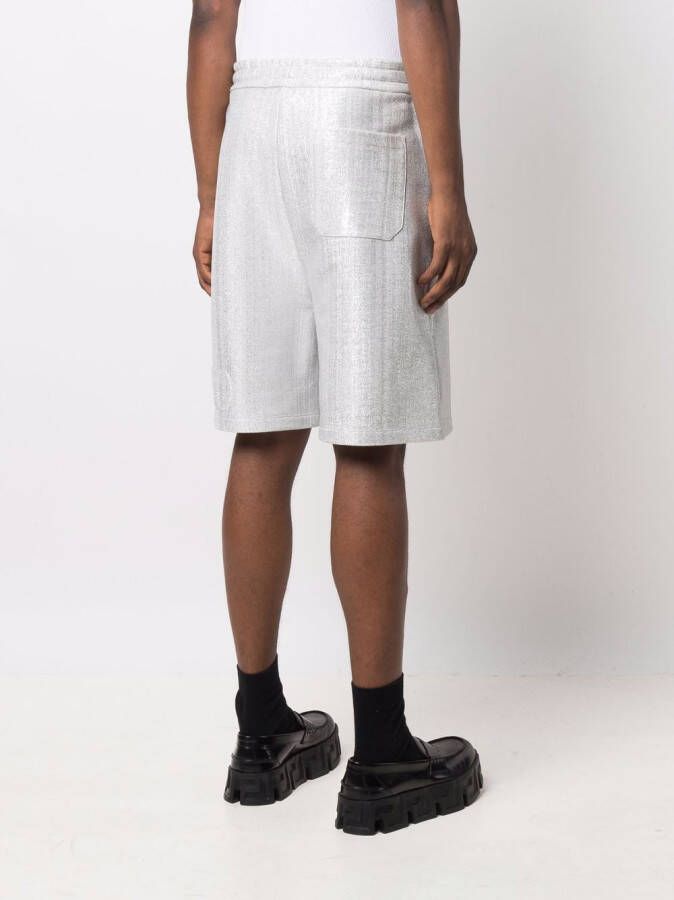 Valentino Garavani Shorts met logo-reliëf Grijs
