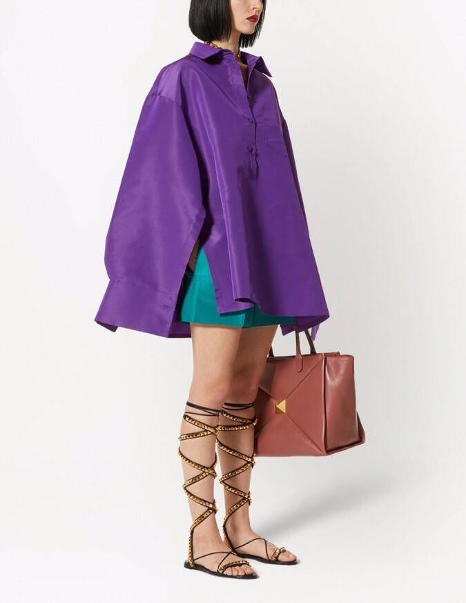 Valentino Garavani Shorts met trekkoordtaille Groen