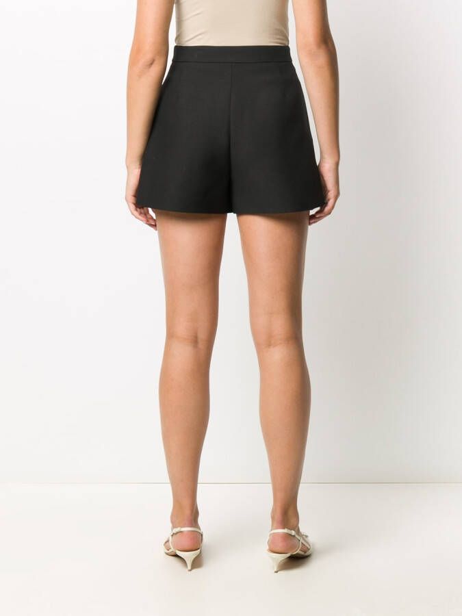 Valentino Garavani Shorts met V-detail Zwart