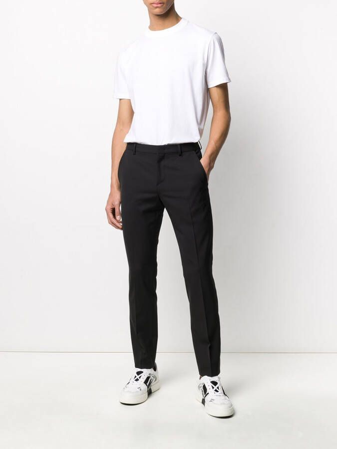 Valentino Garavani Slim-fit pantalon Zwart
