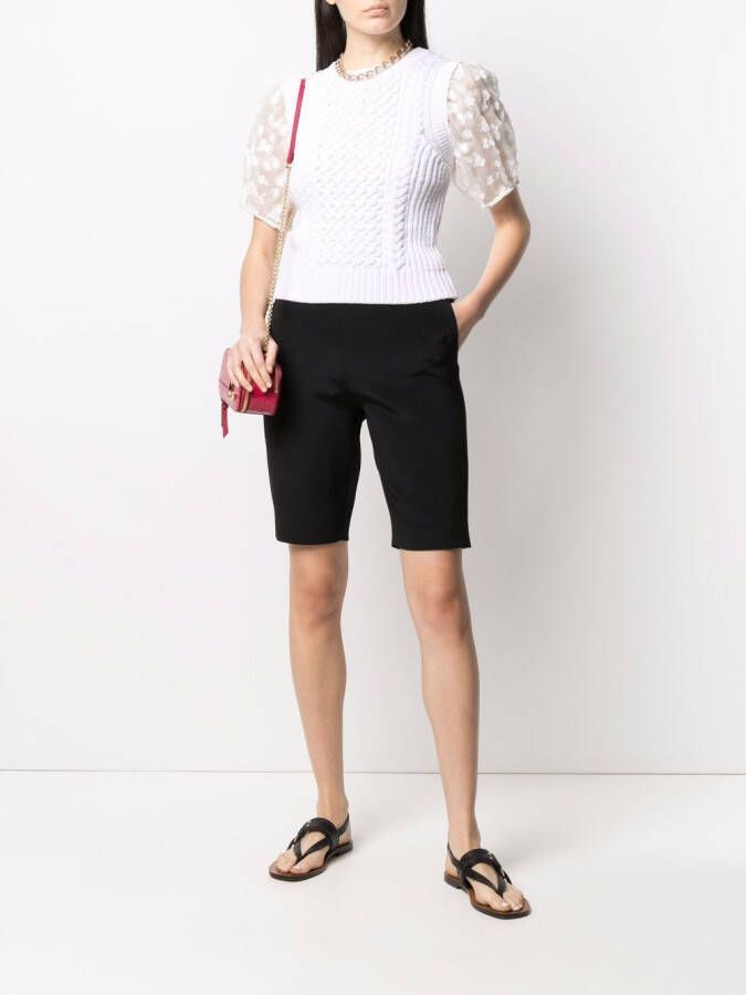 Valentino Garavani Slim-fit shorts Zwart