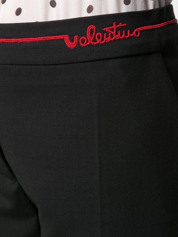 Valentino Garavani Straight broek Zwart
