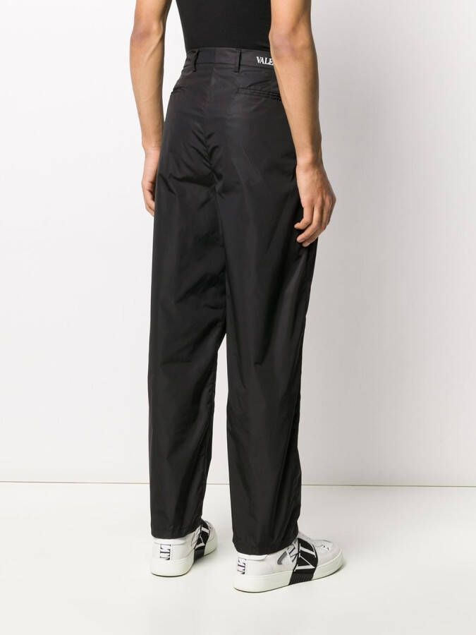 Valentino Garavani Straight broek Zwart