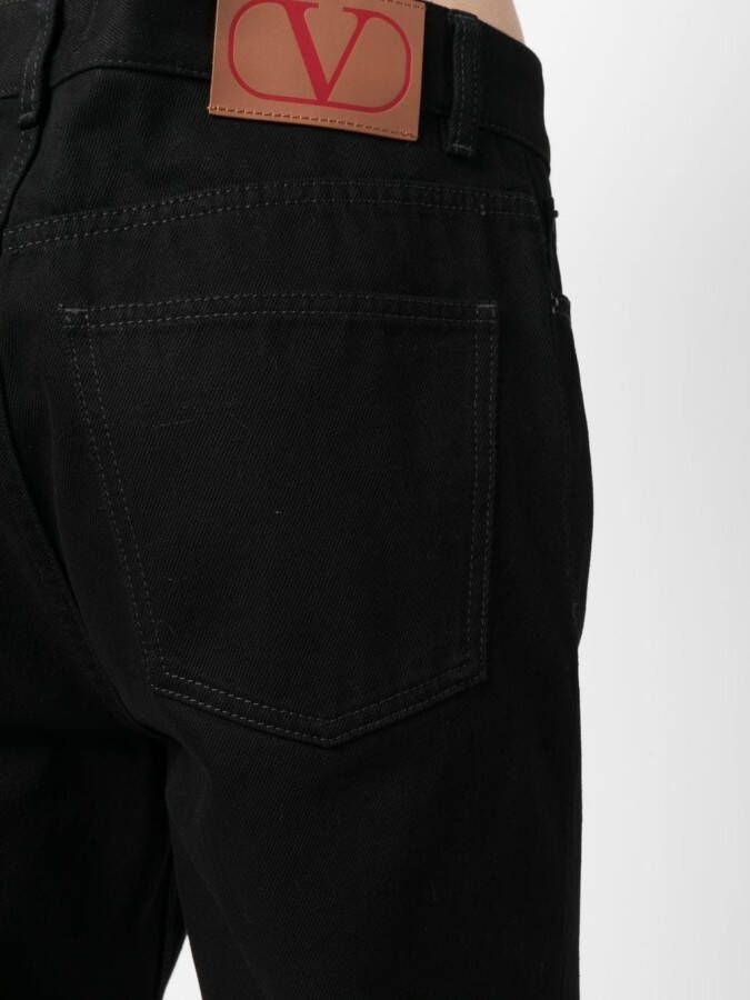 Valentino Garavani Straight jeans Zwart