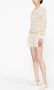 Valentino Garavani Gestreepte trui Beige - Thumbnail 4