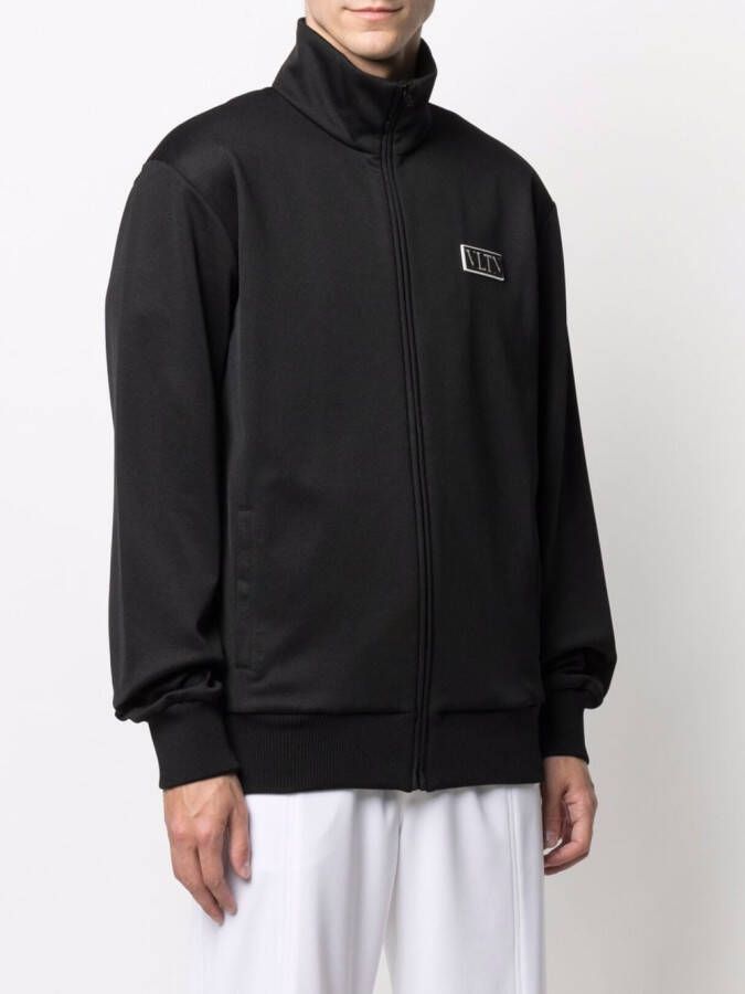 Valentino Garavani Sweater met logopatch Zwart