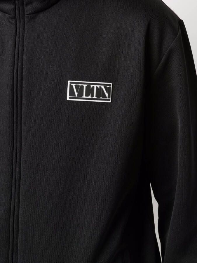 Valentino Garavani Sweater met logopatch Zwart