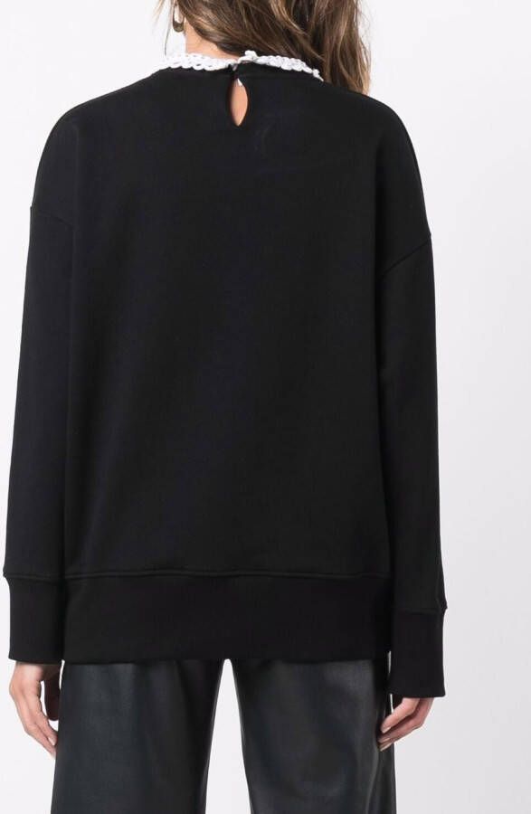 Valentino Garavani Sweater met logoprint Zwart
