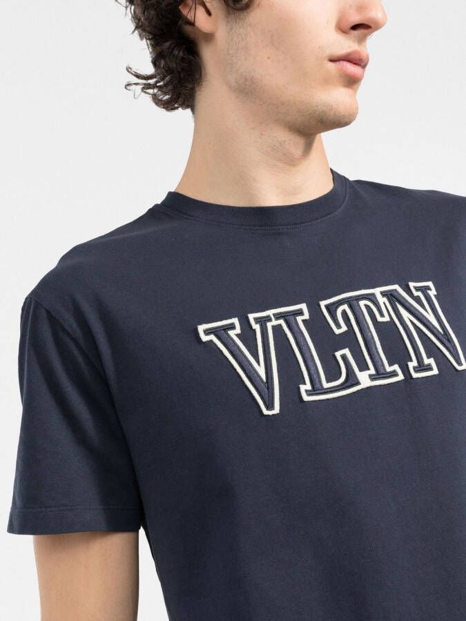 Valentino Garavani T-shirt met borduurwerk Blauw