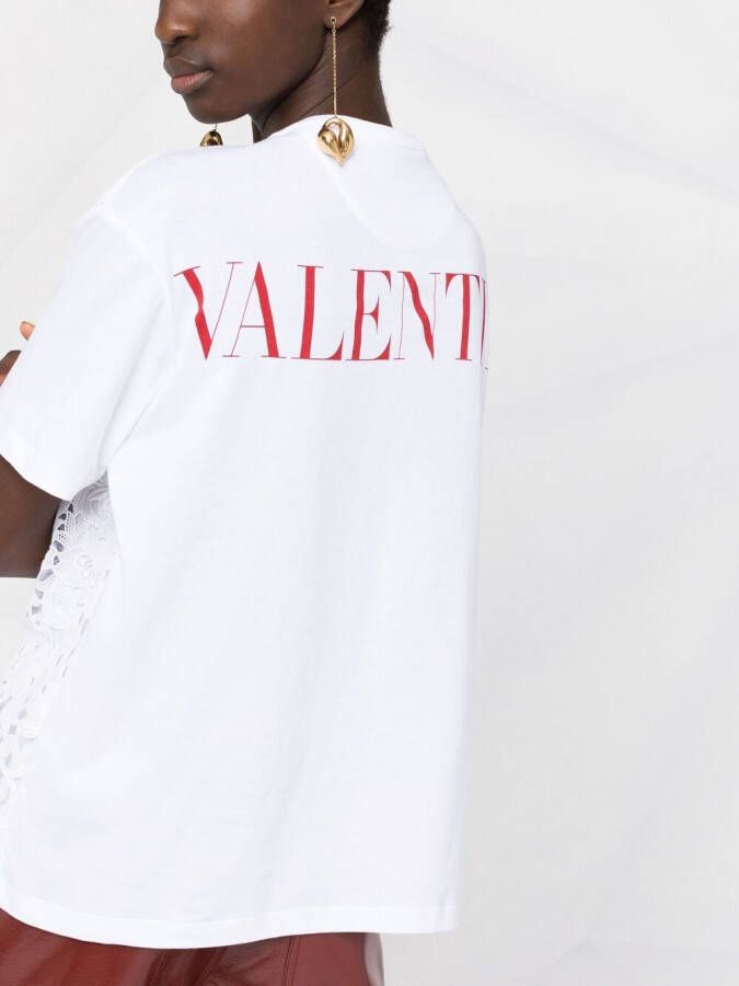Valentino Garavani T-shirt met logoprint Wit