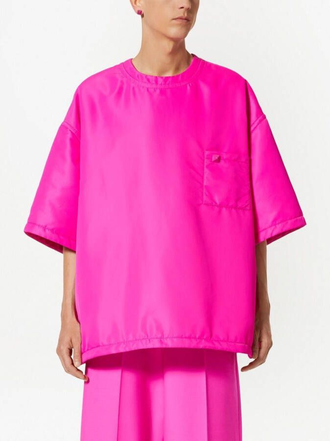 Valentino Garavani T-shirt met studs Roze