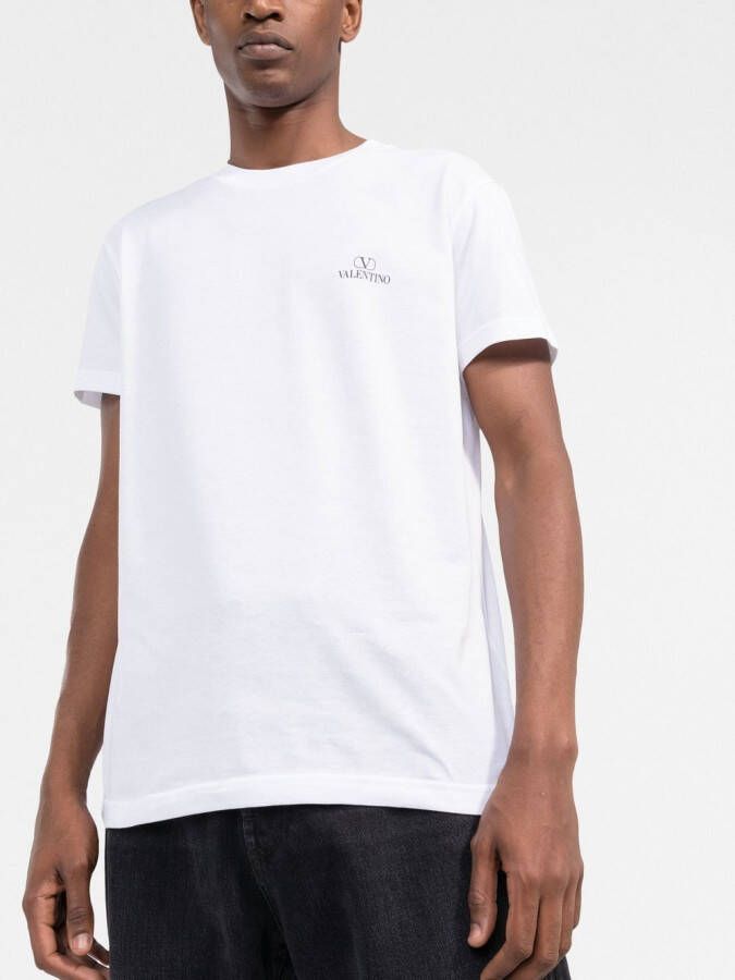 Valentino Garavani T-shirt met VLogo-print Wit