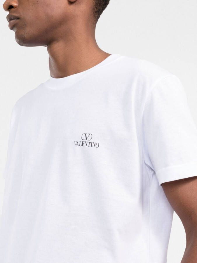 Valentino Garavani T-shirt met VLogo-print Wit