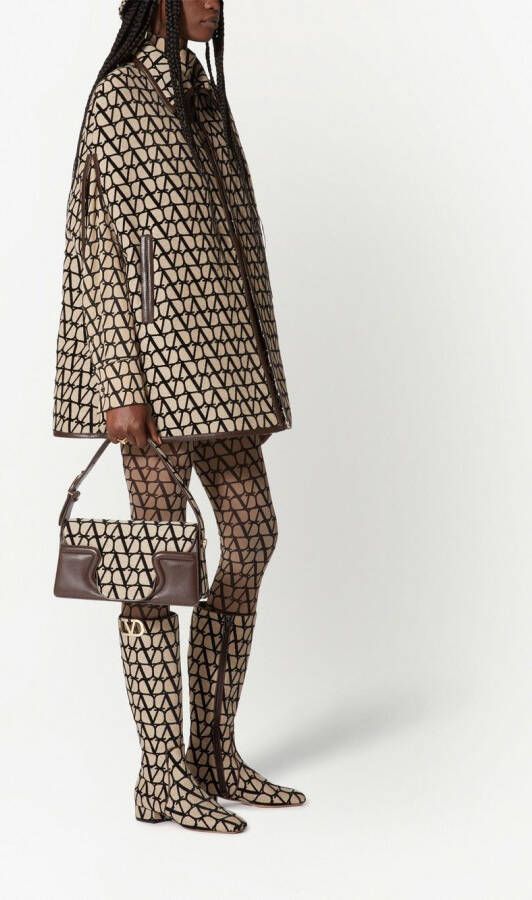Valentino Garavani Cape met print Beige