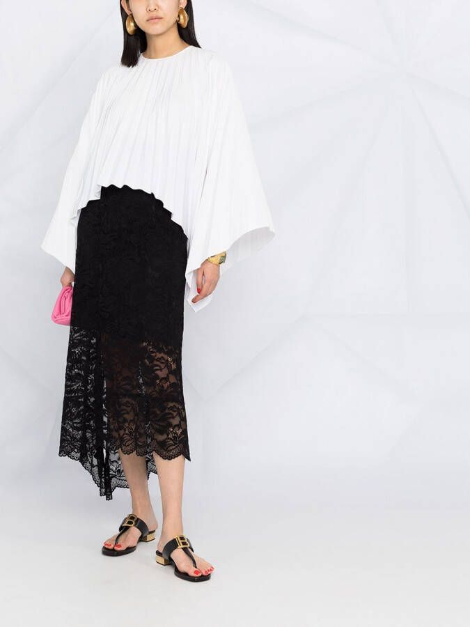 Valentino Garavani Top met klokmouwen Wit