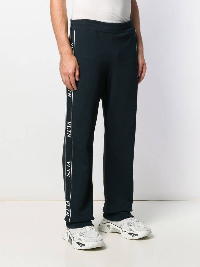 Valentino Garavani Trainingsbroek met zijvlakken Blauw
