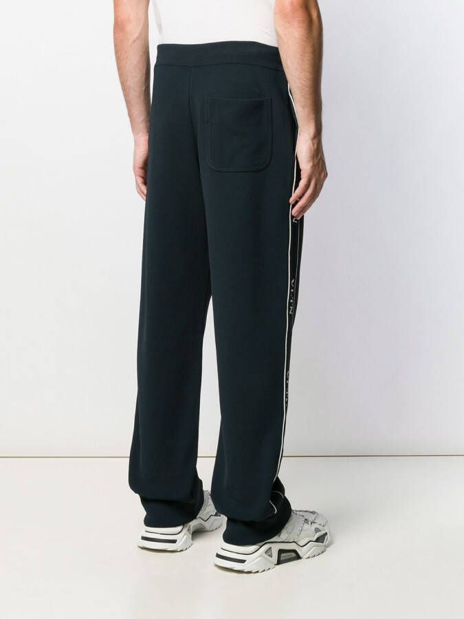 Valentino Garavani Trainingsbroek met zijvlakken Blauw