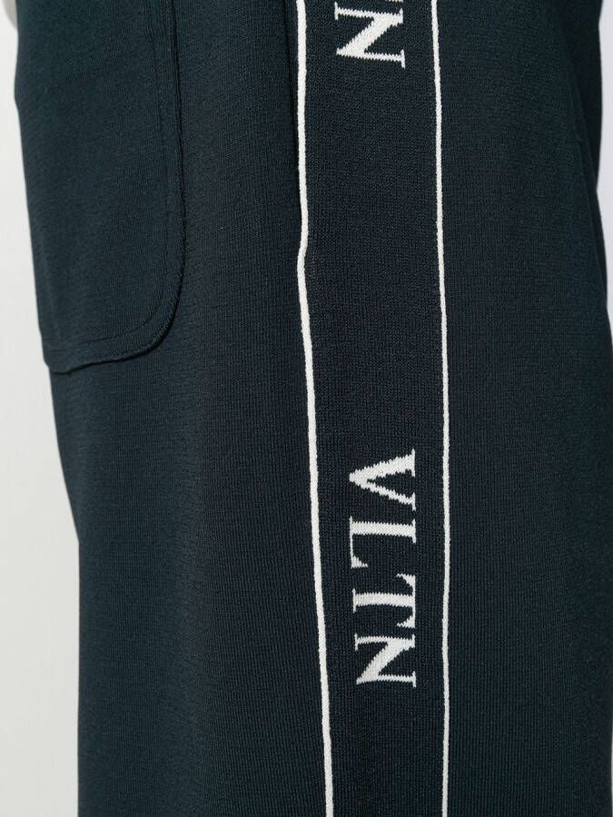 Valentino Garavani Trainingsbroek met zijvlakken Blauw
