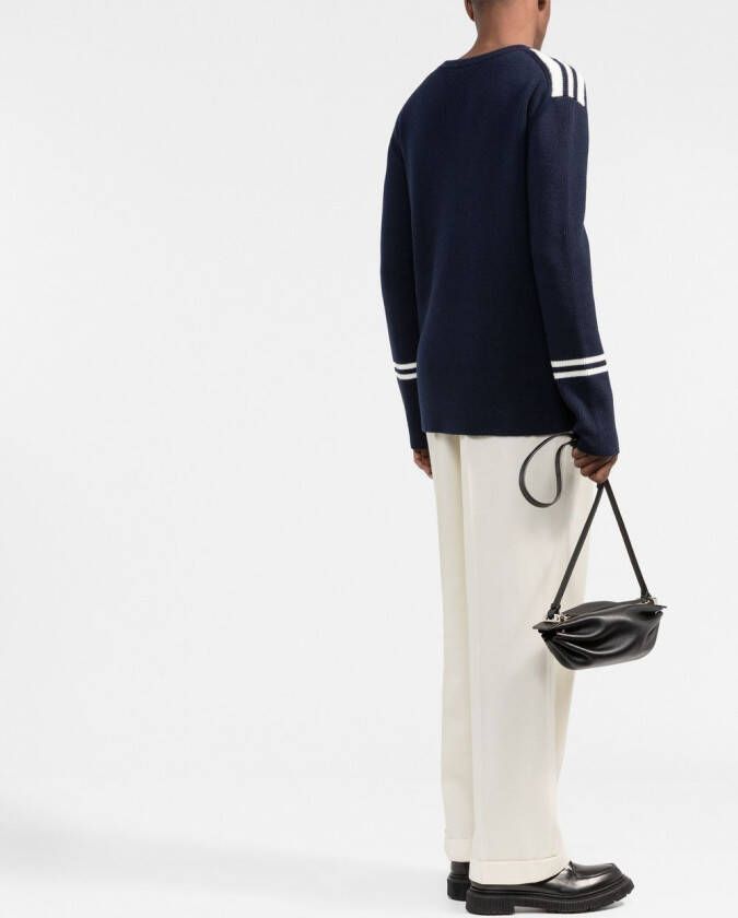Valentino Garavani Trui met geborduurd logo Blauw