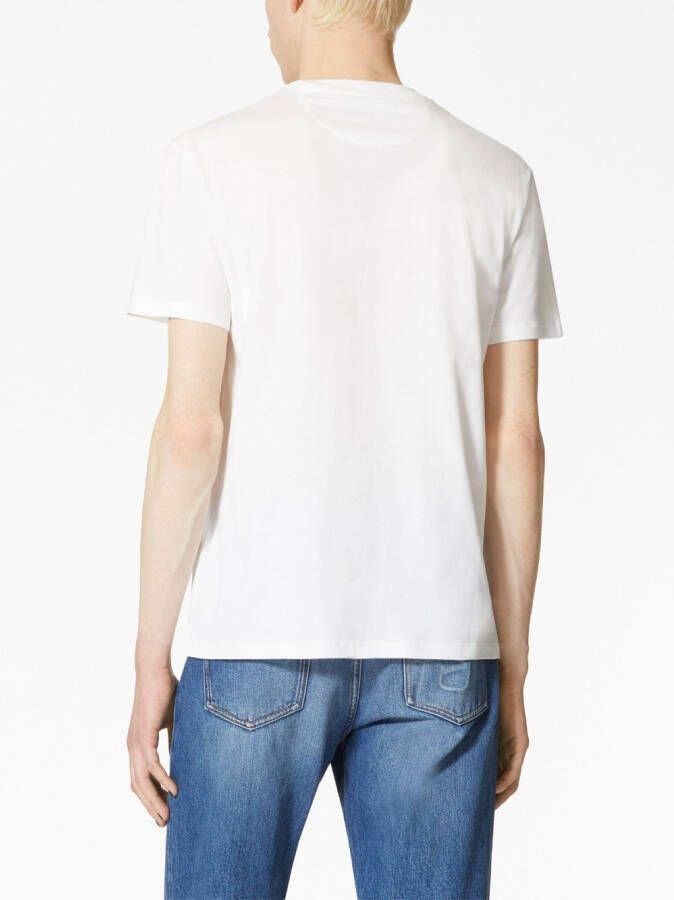 Valentino Garavani VLogo Signature katoenen T-shirt Wit