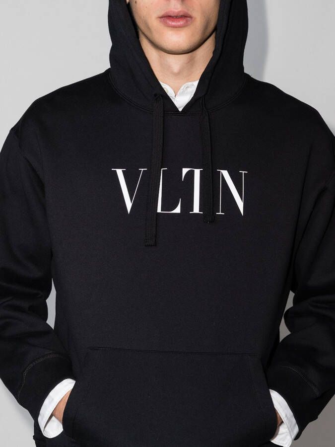 Valentino Garavani Hoodie met VLTN-print Zwart