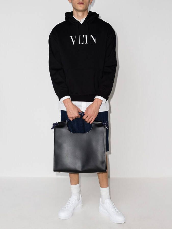 Valentino Garavani Hoodie met VLTN-print Zwart