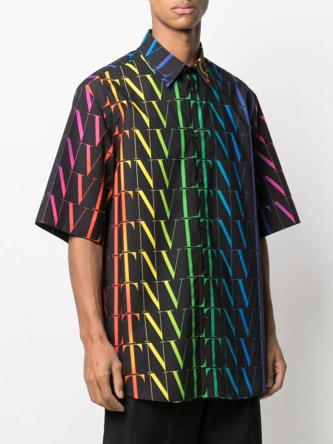 Valentino Garavani VLTN overhemd met print Zwart
