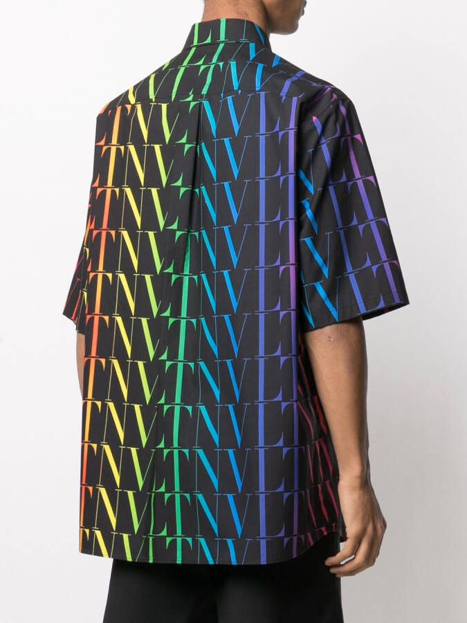Valentino Garavani VLTN overhemd met print Zwart