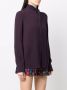 Valentino Garavani Zijden blouse Paars - Thumbnail 3