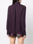 Valentino Garavani Zijden blouse Paars - Thumbnail 4
