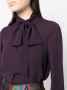 Valentino Garavani Zijden blouse Paars - Thumbnail 5