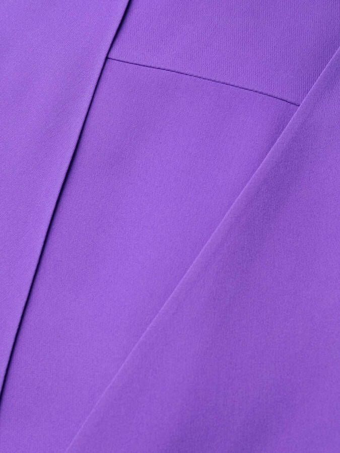 Valentino Garavani Zijden midi-jurk Paars