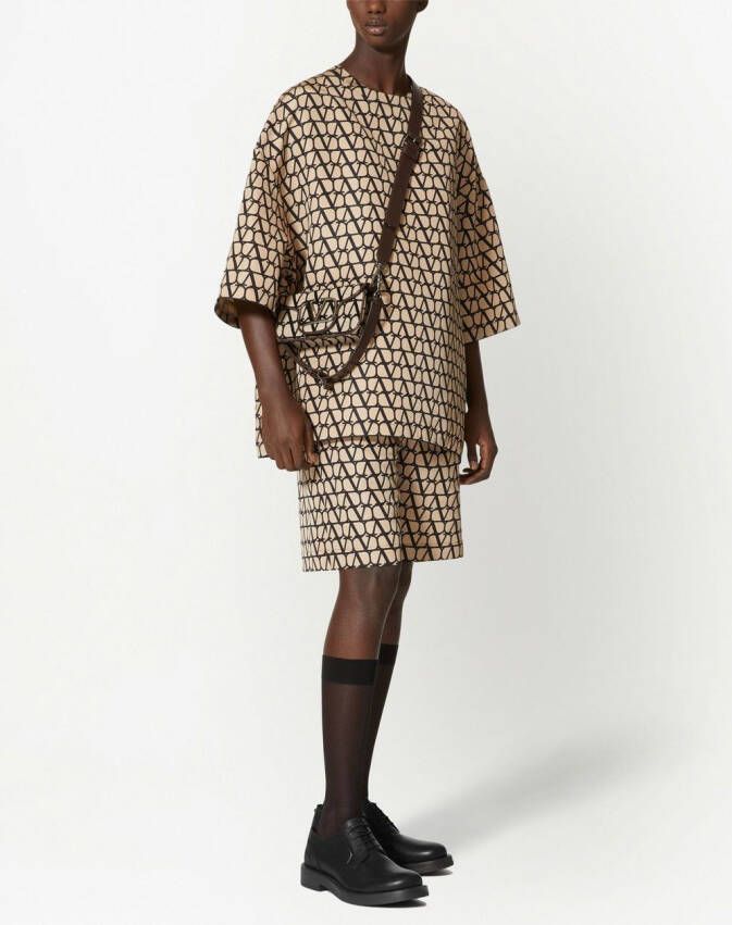 Valentino Garavani Zijden overhemd Beige