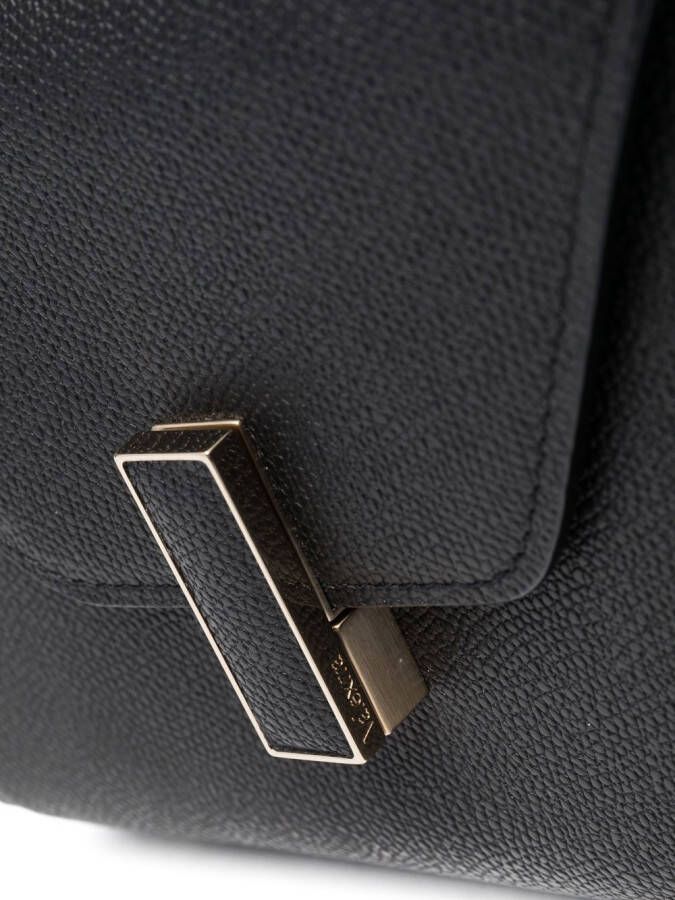 Valextra Iside kleine shopper Zwart