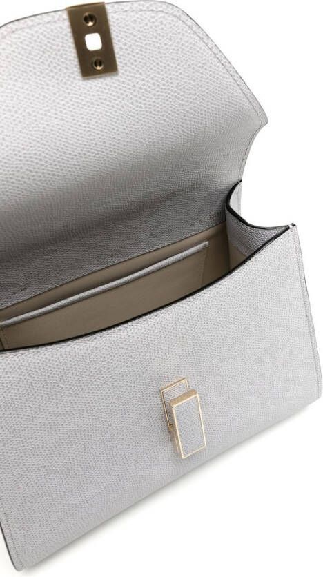 Valextra Iside leren crossbodytas Grijs