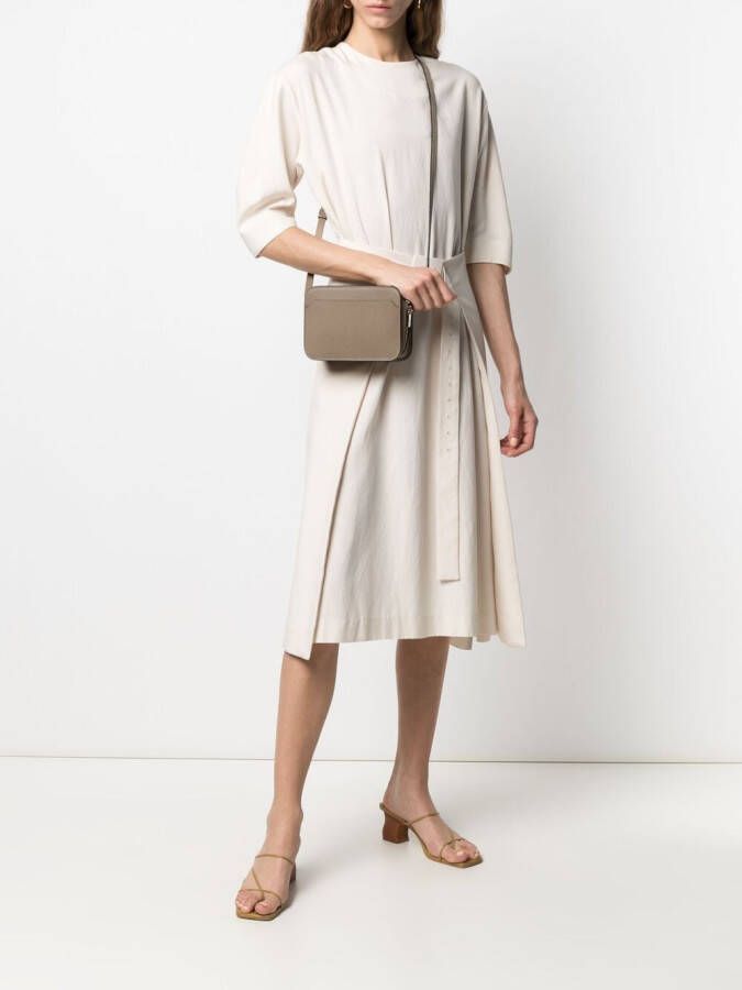 Valextra Leren crossbodytas Beige