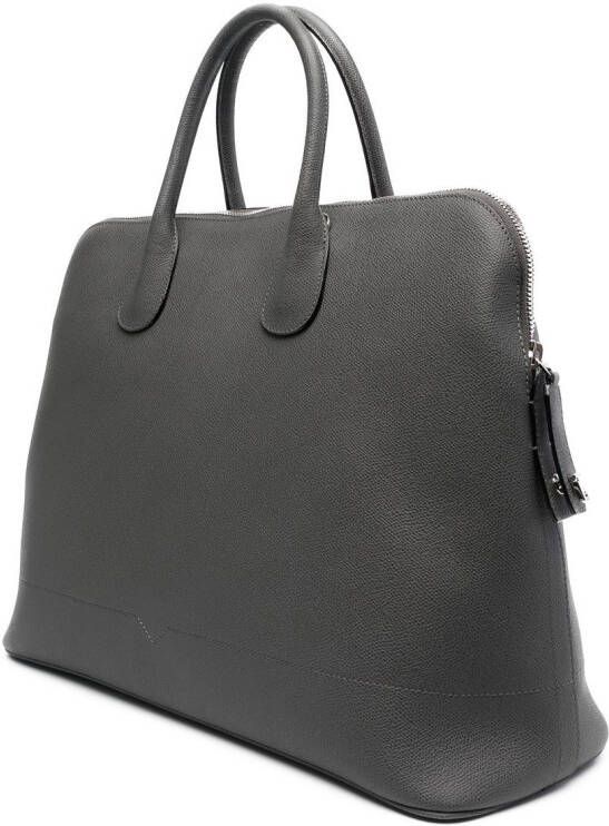 Valextra Leren shopper Grijs