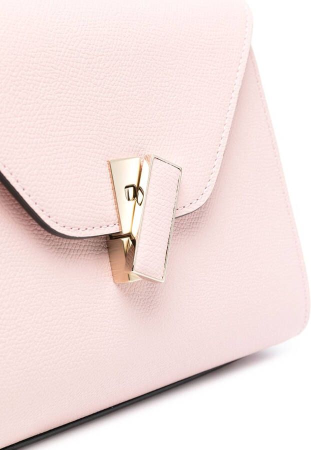 Valextra Leren shopper Roze