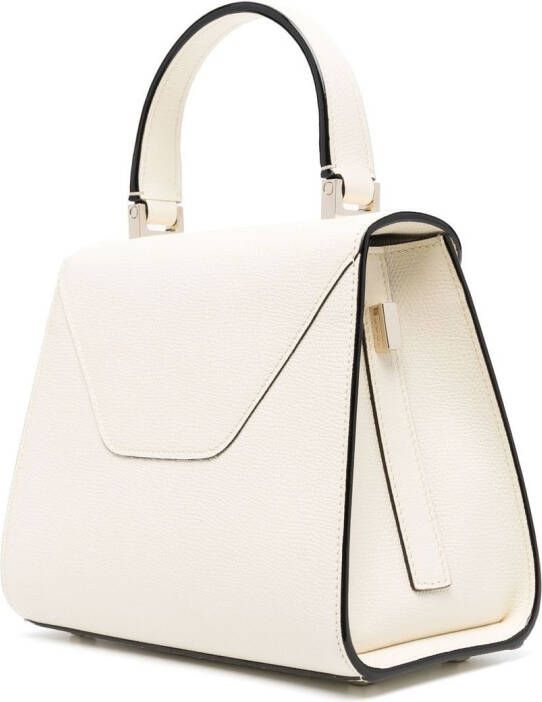 Valextra Leren shopper Wit