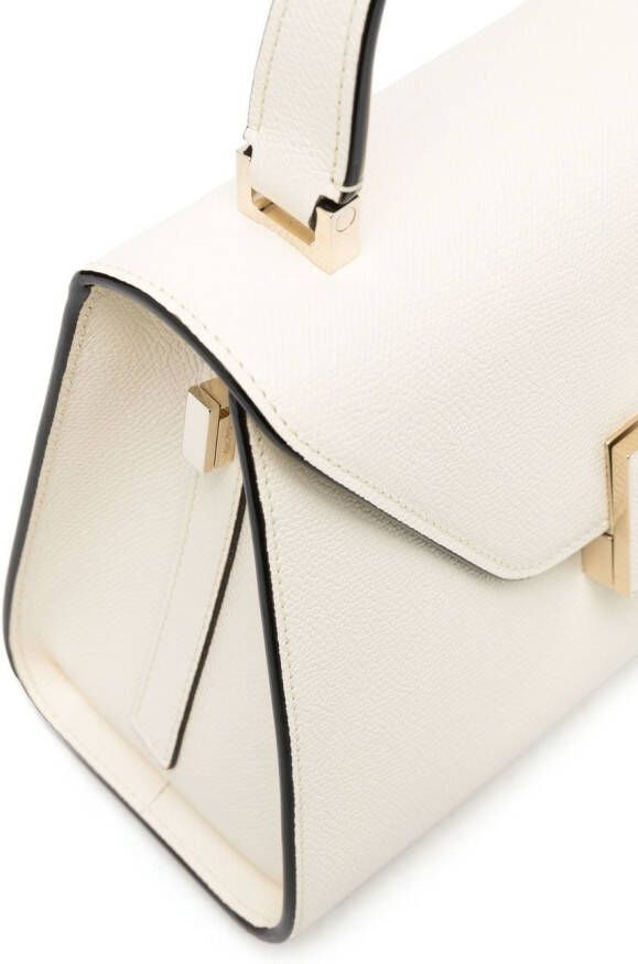 Valextra Leren shopper Wit