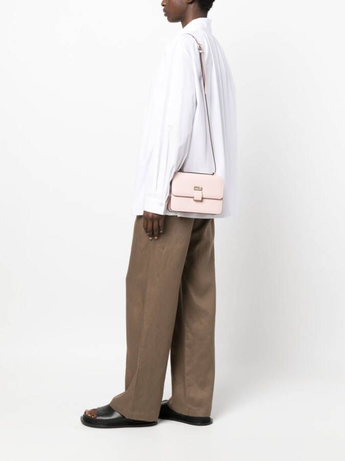 Valextra Nolo kleine crossbodytas Roze